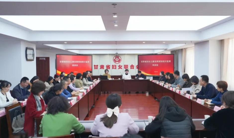 甘肃省召开妇女儿童发展规划统计监测培训会