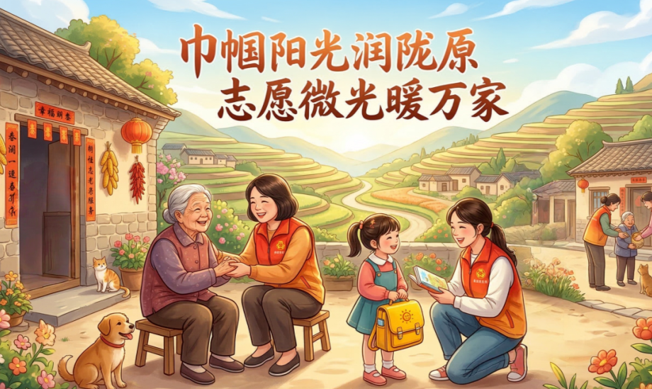 巾帼阳光润陇原 志愿微光暖万家 | 甘肃省各级妇联深入开展“巾帼阳光”志愿服务行动